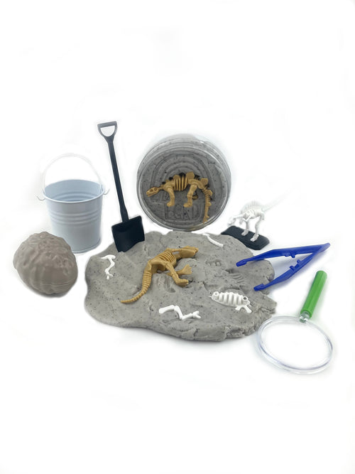 Dinosaur Fossil Dig KidDough Play Kit