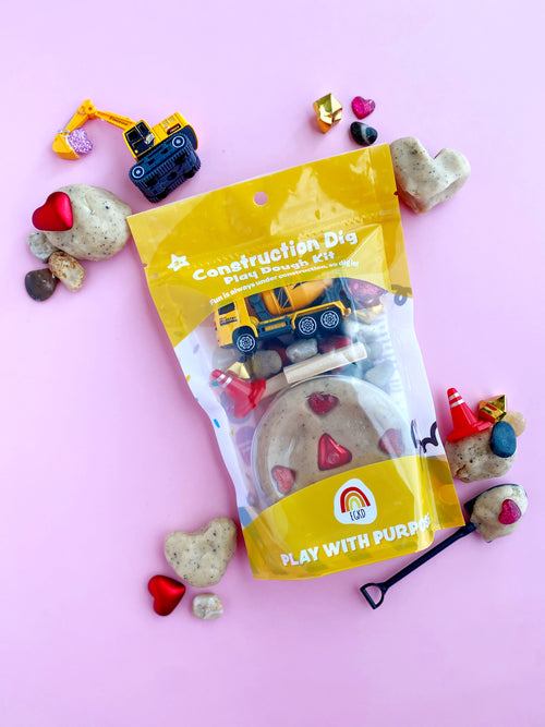 Valentines "I Dig You" Construction KidDough Play Kit