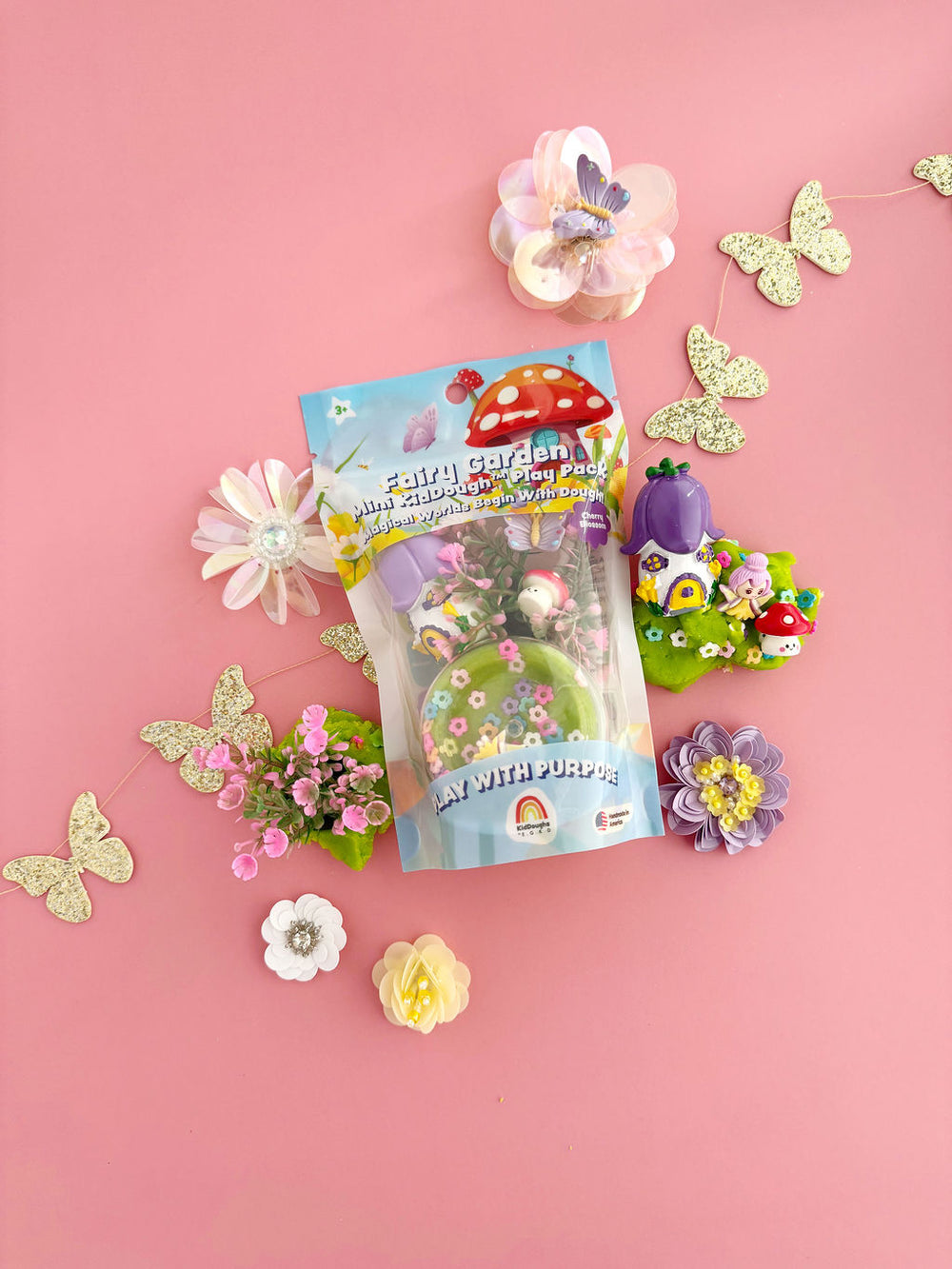 Fairy Garden Mini KidDough Play Pack