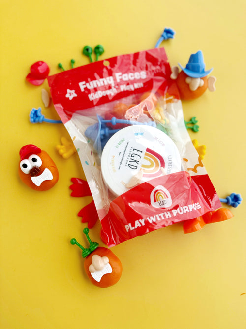 Funny Faces (Mango Tango) KidDough Play Kit