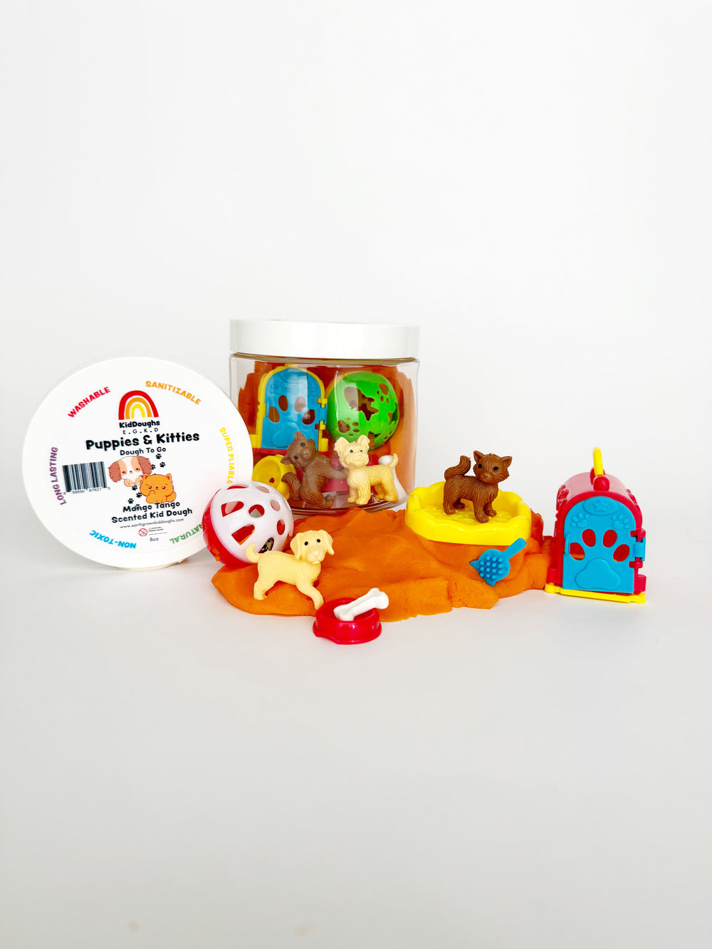 Puppies and Kitties Dough-To-Go Play Kit