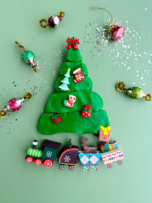 Christmas Train (Christmas Tree) KidDough Play Kit