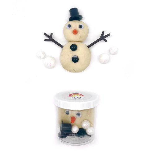 Snowman Mini Dough to Go