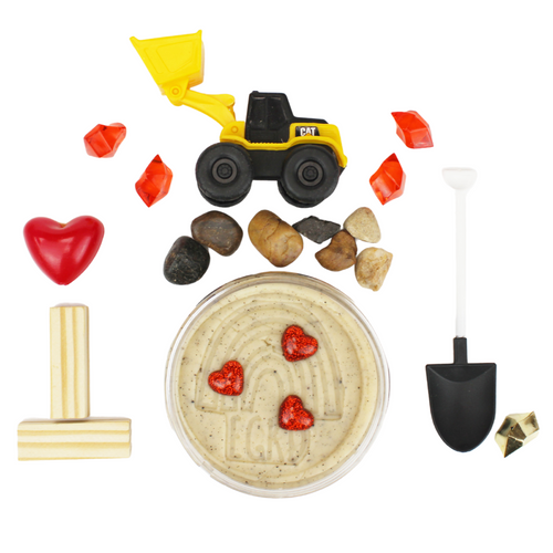 Valentines "I Dig You" Construction KidDough Play Kit